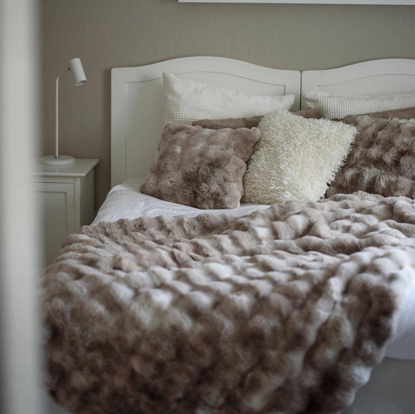 Skinnwille Home Fellkissen Wooly 45 x 45 cm, mit Kissenfüllung Skinnwille Home Fellkissen Wooly 45 x 45 cm, mit Kissenfüllung von Skinnwille Home