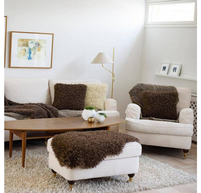 Skinnwille Home Fellkissen Wooly 45 x 45 cm, mit Kissenfüllung Skinnwille Home Fellkissen Wooly 45 x 45 cm, mit Kissenfüllung von Skinnwille Home