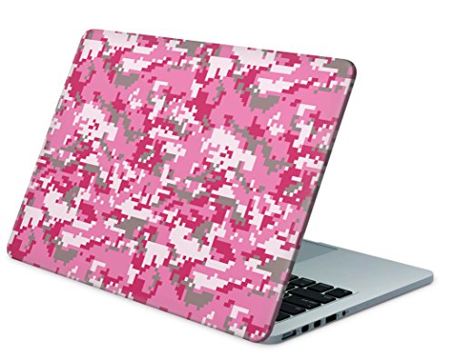 Skins4u Folie Sticker Skin Vinyl Aufkleber mit Camouflage Camo Muster für bis 15.6 Zoll 38.1x26.7cm Laptop Skin Decal Cover Digital Lady-Camo von Skins4u