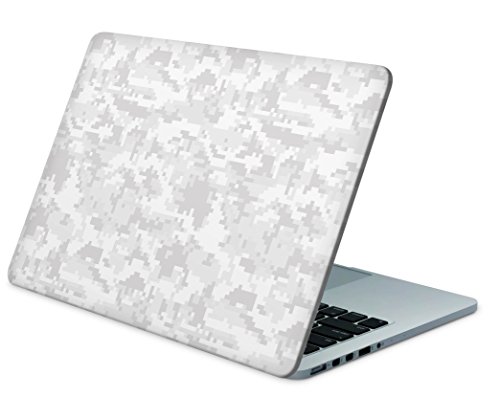 Skins4u Laptop Aufkleber Universal Skin Netbook Sticker für bis zu 10,1" Netbooks 25,4 x 20,3cm - Digital White Camo von Skins4u