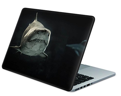 Skins4u Laptop Aufkleber Universal Skin Netbook Sticker für bis zu 10,1" Netbooks 25,4 x 20,3cm - Shark von Skins4u