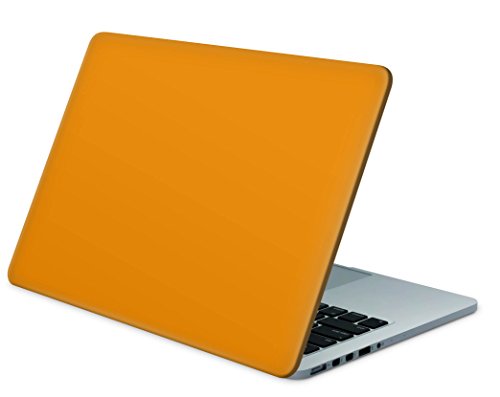 Skins4u Laptop Aufkleber Universal Skin Netbook Sticker für bis zu 10,1" Netbooks 25,4 x 20,3cm - Solid State Orange von Skins4u