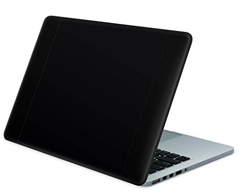 Skins4u Laptop Aufkleber Universal Skin Netbook Sticker für bis zu 13,1" Netbooks 30,5x25,4cm - Solid State Black von Skins4u