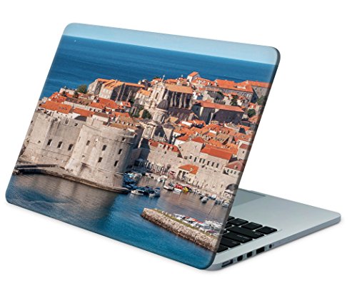 Skins4u Laptop Aufkleber Universal Skin Netbook Sticker für bis zu 15,6" Displays in 38,1x26,7cm - Dubrovnik von Skins4u