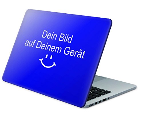 Skins4u Laptop Aufkleber Universal Skin Netbook Sticker für bis zu 15,6" Displays in 38,1x26,7cm - Individuell mit Deinem Bild von Skins4u
