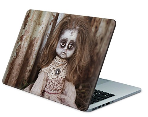 Skins4u Laptop Aufkleber Universal Skin Netbook Sticker für bis zu 15,6" Displays in 38,1x26,7cm - Mystic Doll von Skins4u