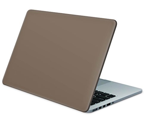 Skins4u Laptop Aufkleber Universal Skin Netbook Sticker für bis zu 15,6" Displays in 38,1x26,7cm - Solid State Taupe von Skins4u