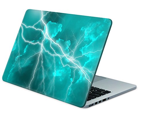 Skins4u Laptop Aufkleber Universal Skin Netbook Sticker für bis zu 17,3" Displays in 41,5x33cm - Apocalypse türkis von Skins4u