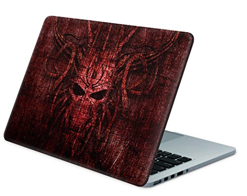 Skins4u Laptop Aufkleber Universal Skin Netbook Sticker für bis zu 17,3" Displays in 41,5x33cm - Red Demon von Skins4u