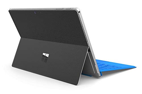 Skins4u Microsoft Surface Pro Struktur Folie fühlbar 3M Orafol Car Wrapping Folie (Surface Pro 6, Matrix Black) von Skins4u