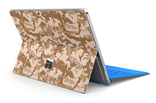 Skins4u Slim Premium Skin Klebeschutzfolie Tablet Schutzfolie Cover für Microsoft Surface Pro 4 5 6 Skins Aufkleber digital Desert camo von Skins4u