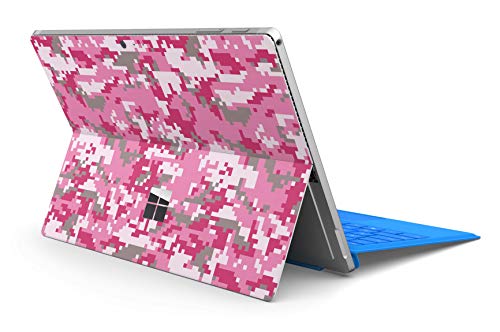Skins4u Slim Premium Skin Klebeschutzfolie Tablet Schutzfolie Cover für Microsoft Surface Pro 4 5 6 Skins Aufkleber digital Lady camo von Skins4u