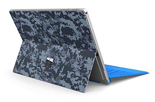 Skins4u Slim Premium Skin Klebeschutzfolie Tablet Schutzfolie Cover für Microsoft Surface Pro 4 5 6 Skins Aufkleber digital Navy camo von Skins4u