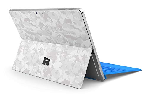Skins4u Slim Premium Skin Klebeschutzfolie Tablet Schutzfolie Cover für Microsoft Surface Pro 7 Skins Aufkleber digital White camo von Skins4u