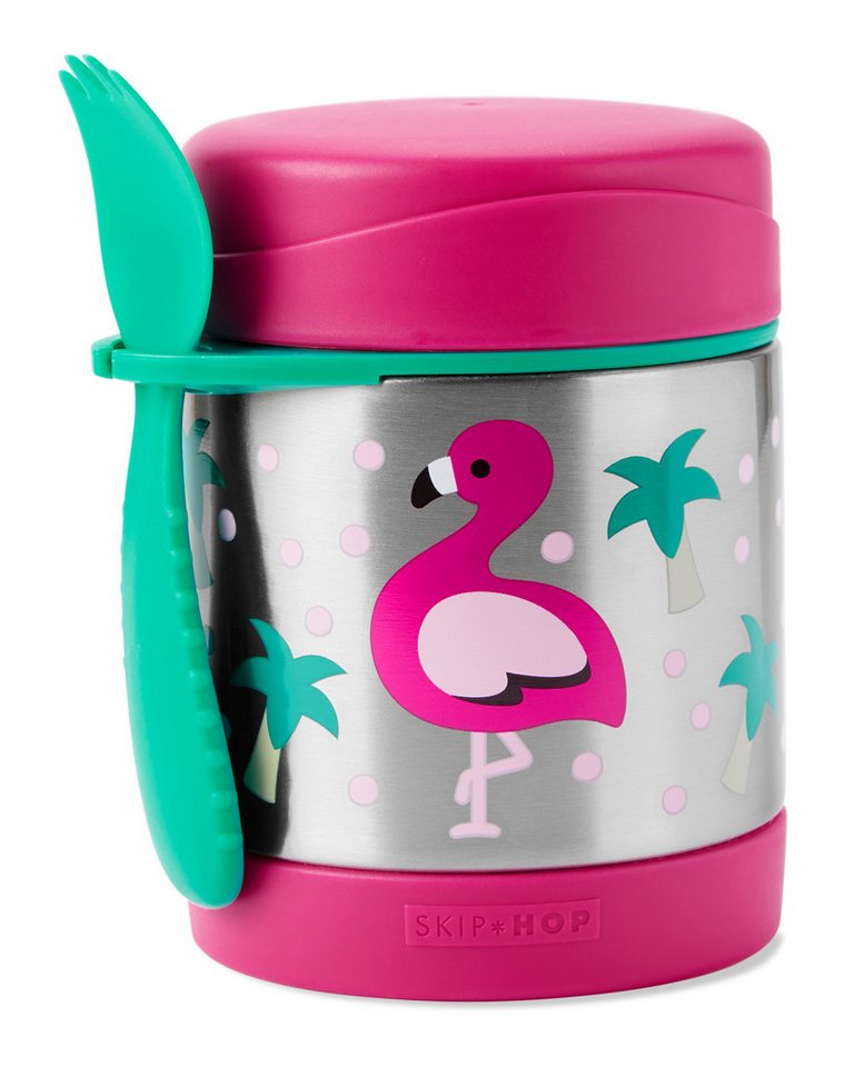 Skip Hop Thermobehälter Zoo Edelstahl Warmhaltebox Flamingo von Skip Hop