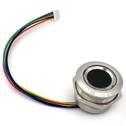 Sknrlko R503 Rundrunde Zweifarbige Ringanzeige LED Steuerung DC3.3V MX1.0-6Pin Kapazitiver Finger Abdruck Modul Sensor Scanner, Silber Sknrlko R503 Rundrunde Zweifarbige Ringanzeige LED Steuerung DC3.3V MX1.0-6Pin Kapazitiver Finger Abdruck Modul Sensor Scanner, Silber von Sknrlko