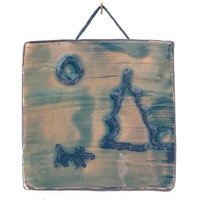 Kunst Fliese Für Wand. Für Tierliebhaber Kunst Fliese Für Wand. Für Tierliebhaber von SkobyPottery