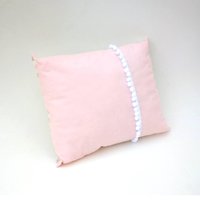 Deko Bommelkissen Pink Rechteckiges Kissen Kinder Stoffkissen Doppelseitiges Mädchen Spielzeug Kinderbettwäsche Geschenk von SkokSkokStore