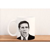 Michael Scott The Office 11Oz Keramik Tasse Michael Scott The Office 11Oz Keramik Tasse von SkrapsInk