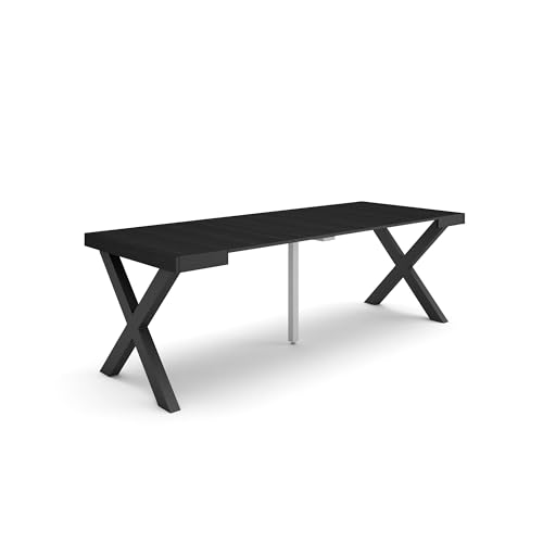 Skraut Home | Ausziehbarertisch | Multifunktionaler ausziehbarer | 220 | Für 10 Gäste | Massivholz Beine | Moderner Stil | Schwarz Skraut Home | Ausziehbarertisch | Multifunktionaler ausziehbarer | 220 | Für 10 Gäste | Massivholz Beine | Moderner Stil | Schwarz von Skraut Home