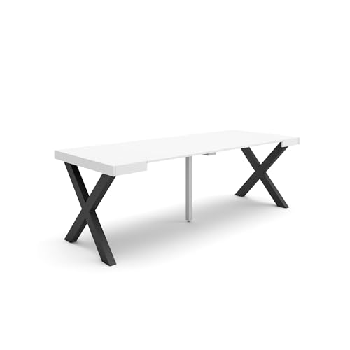 Skraut Home | Ausziehbarertisch | Multifunktionaler ausziehbarer | 220 | Für 10 Gäste | Massivholz Beine | Moderner Stil | Weiß Skraut Home | Ausziehbarertisch | Multifunktionaler ausziehbarer | 220 | Für 10 Gäste | Massivholz Beine | Moderner Stil | Weiß von Skraut Home