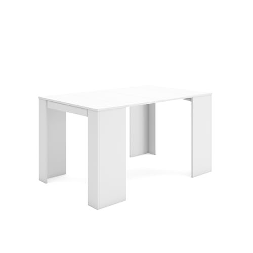 Skraut Home | Ausziehbarertisch | Multifunktionaler ausziehbarer | 140 | Für 6 Gäste | Esszimmertische | Moderner Stil | Weiß Skraut Home | Ausziehbarertisch | Multifunktionaler ausziehbarer | 140 | Für 6 Gäste | Esszimmertische | Moderner Stil | Weiß von Skraut Home