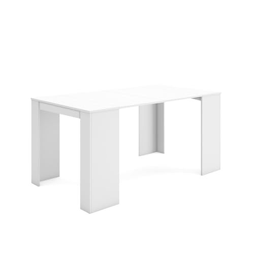 Skraut Home | Ausziehbarertisch | Multifunktionaler ausziehbarer | 160 | Für 8 Gäste | Esszimmertische | Moderner Stil | Weiß Skraut Home | Ausziehbarertisch | Multifunktionaler ausziehbarer | 160 | Für 8 Gäste | Esszimmertische | Moderner Stil | Weiß von Skraut Home