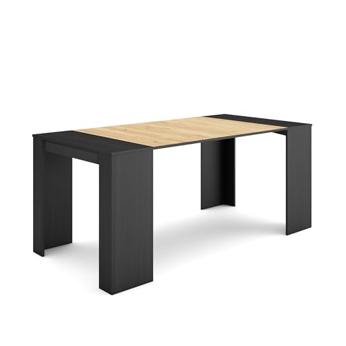 Skraut Home | Ausziehbarertisch | Multifunktionaler ausziehbarer | 180 | Für 8 Gäste | Esszimmertische | Moderner Stil | Schwarz Eiche Skraut Home | Ausziehbarertisch | Multifunktionaler ausziehbarer | 180 | Für 8 Gäste | Esszimmertische | Moderner Stil | Schwarz Eiche von Skraut Home