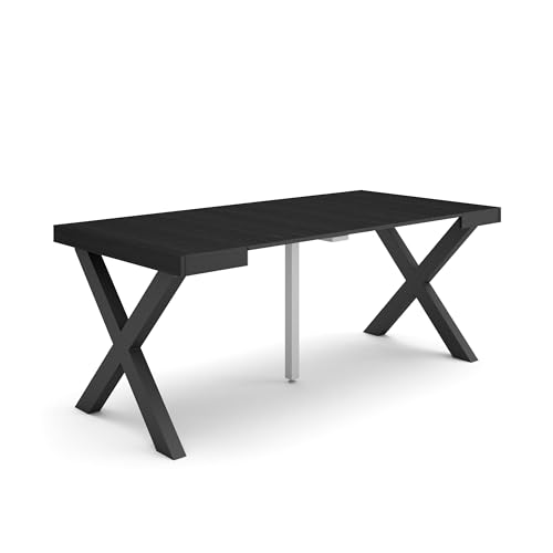 Skraut Home | Ausziehbarertisch | Multifunktionaler ausziehbarer | 180 | Für 8 Gäste | Massivholz Beine | Moderner Stil | Schwarz Skraut Home | Ausziehbarertisch | Multifunktionaler ausziehbarer | 180 | Für 8 Gäste | Massivholz Beine | Moderner Stil | Schwarz von Skraut Home