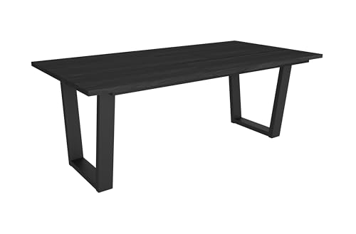 Skraut Home | Esszimmertisch | Küchentisch, Esstisch | 194x90x74 cm | Für 10 Gäste | Stubentisch | Industrieller Stil | Schwarz Skraut Home | Esszimmertisch | Küchentisch, Esstisch | 194x90x74 cm | Für 10 Gäste | Stubentisch | Industrieller Stil | Schwarz von Skraut Home