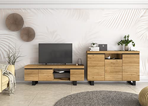 Skraut Home Möbel-Set mit Sideboard und TV-Schrank, 160x40x92cm von Skraut Home