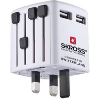 Skross World USB Charger USB-Ladegerät Steckdose Ausgangsstrom (max.) 2400mA Anzahl Ausgänge: 2 x von Skross