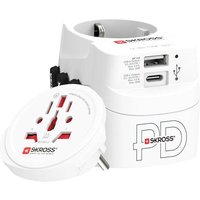 Skross 1.302473 Reiseladegerät PRO Light USB AC30PD World von Skross