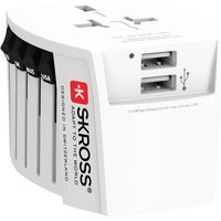 Skross 1.302960 Reiseadapter MUV USB (2xA) von Skross