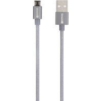 USB-Kabel usb 2.0 usb-a Stecker 1.20 m Space Grau Rund, Flexibel, Stoff-Ummantelung SKCA0010A - Skross von Skross