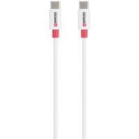 Skross USB-Kabel USB 2.0 USB-C® Stecker, USB-C® Stecker 1.20m Weiß Rund SKCA0008C-C120CN von Skross