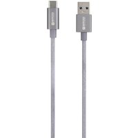 USB-Kabel usb 3.2 Gen1 (usb 3.0 / usb 3.1 Gen1) usb-a Stecker 1.20 m Space Grau Rund, Flexibe - Skross von Skross