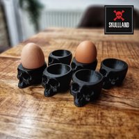 Eierbecher-Set Skull | Totenkopf Schädel 6Er-Set Black Eierbecher-Set Skull | Totenkopf Schädel 6Er-Set Black von SkullLand