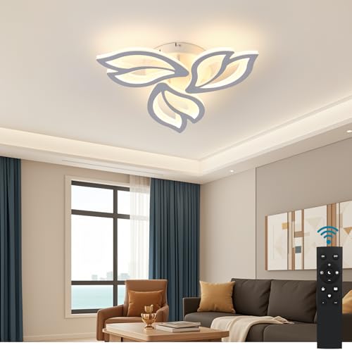 Sky angle LED-Deckenleuchte mit Fernbedienung, Verstellbares Licht 38 W 4560 LM, Acryl-Deckenleuchten für Schlafzimmer Wohnzimmer von Sky angle