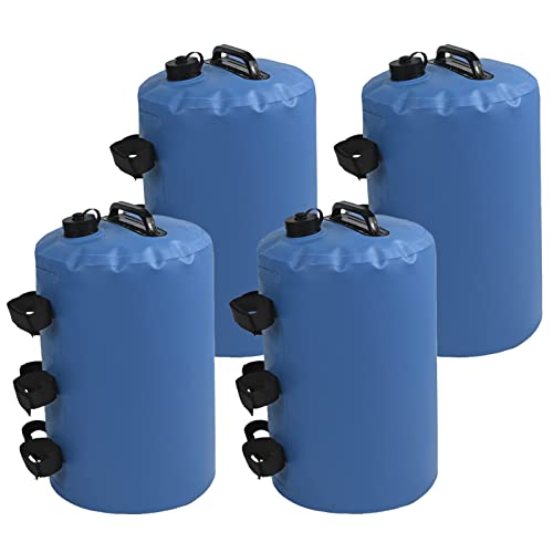 Canopy Water Gewichtsbeutel, Baldachin Gewichte Zelt Sandbeutel, Hochleistungs -wassergewichtsbeutel Für Pop -up -popebo -Baldachin Zelt Parasol, Außen -instant (Blue, 10L, 18 * 40cm) von SkyFace