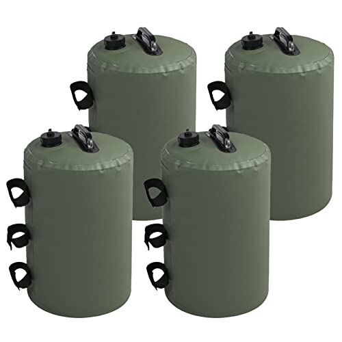 Canopy Water Gewichtsbeutel, Baldachin Gewichte Zelt Sandbeutel, Hochleistungs -wassergewichtsbeutel Für Pop -up -popebo -Baldachin Zelt Parasol, Außen -instant (Green, 20L, 24 * 45cm) von SkyFace