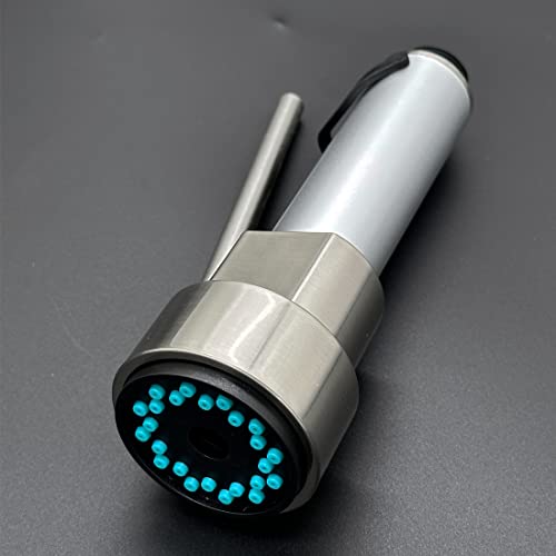 SkyPanda Küchenarmaturen Ersatz Geschirr Duschkopf, G 1/2“ mit Universal Abnehmbares Ersatzteil Düse 2 Mode Waschbecken Dusche (Shower-Tüllen Silber) von SkyPanda