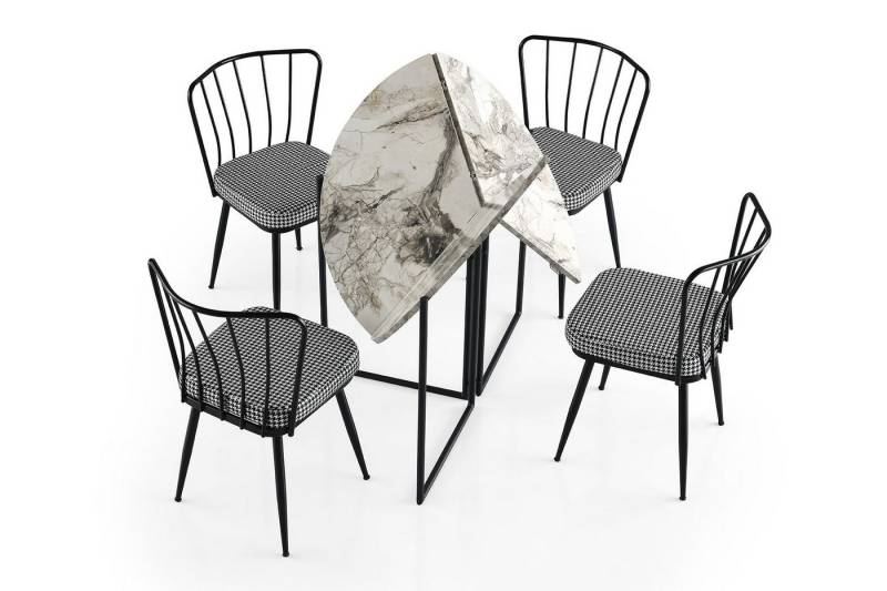 Skye Decor Couchtisch 100% MELAMINE COATED PARTICLE BOARD, 72 cm x 100 cm x 100 cm B1518 von Skye Decor