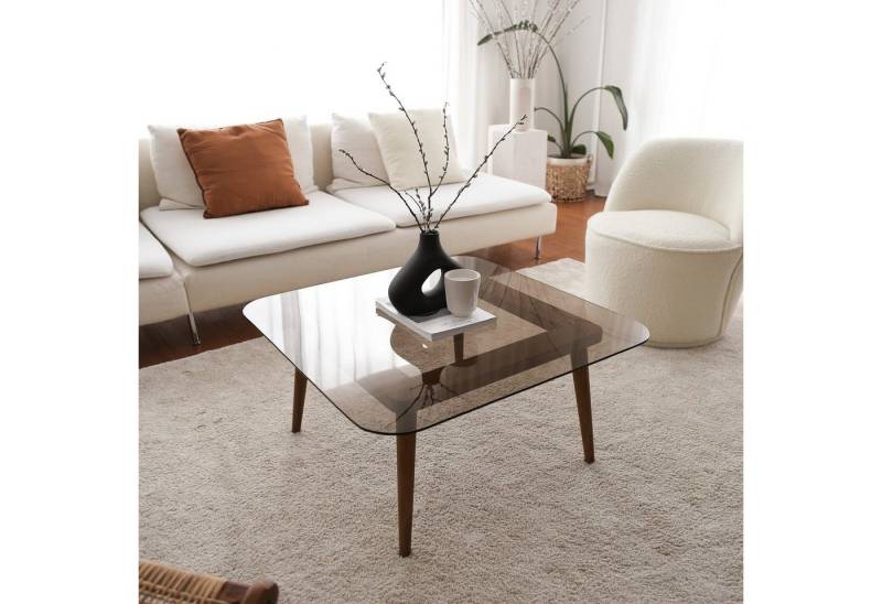 Skye Decor Couchtisch 40x80x80 cm, 100% Kiefer Massivholz von Skye Decor