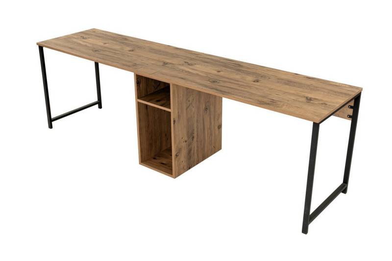 Skye Decor Doppelschreibtisch 100% MELAMINE COATED PARTICLE BOARD, 74 cm x 60 cm x 240 cm D1106 von Skye Decor