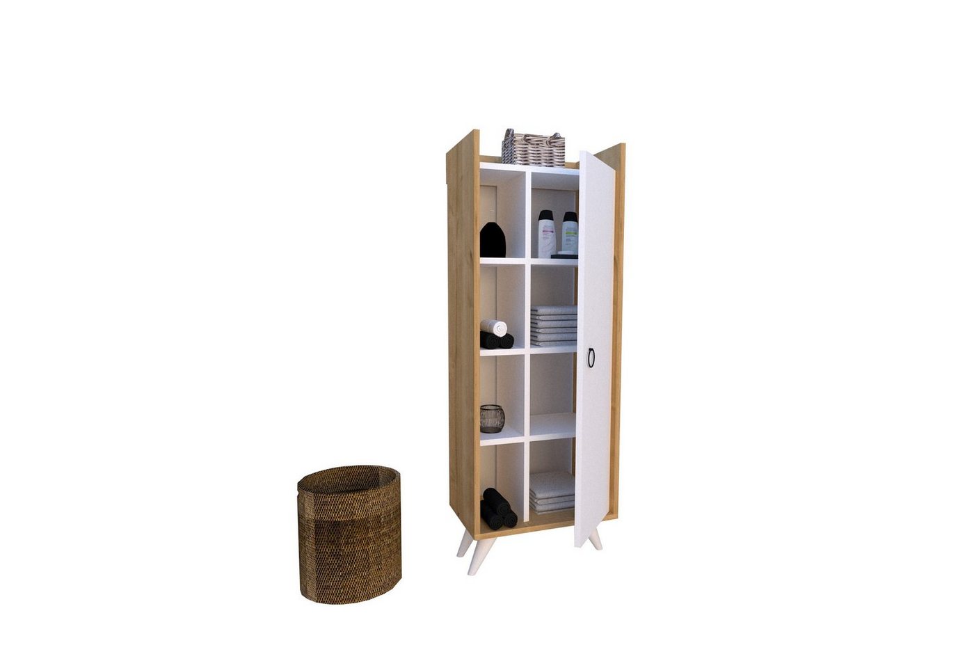 Skye Decor Hochschrank 100% MELAMINE COATED PARTICLE BOARD, 140 cm x 31,8 cm x 50 cm Q3914 Skye Decor Hochschrank 100% MELAMINE COATED PARTICLE BOARD, 140 cm x 31,8 cm x 50 cm Q3914 von Skye Decor