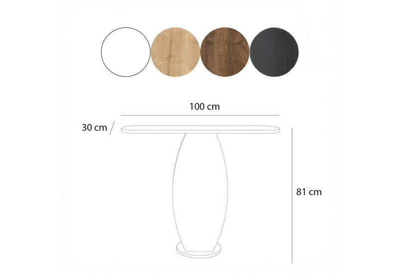 Skye Decor Kommode 100% MELAMINE COATED PARTICLE BOARD, 81 cm x 30 cm x 100 cm S2494 von Skye Decor