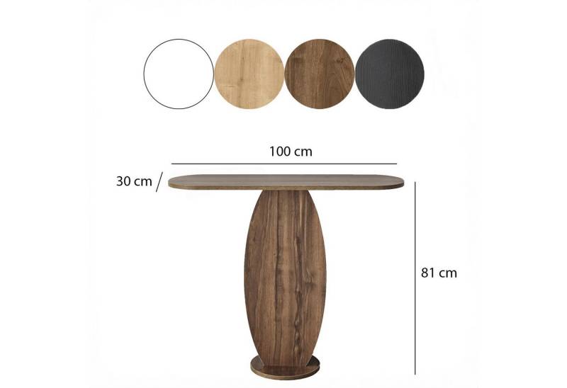 Skye Decor Kommode 100% MELAMINE COATED PARTICLE BOARD, 81 cm x 30 cm x 100 cm S2495 von Skye Decor