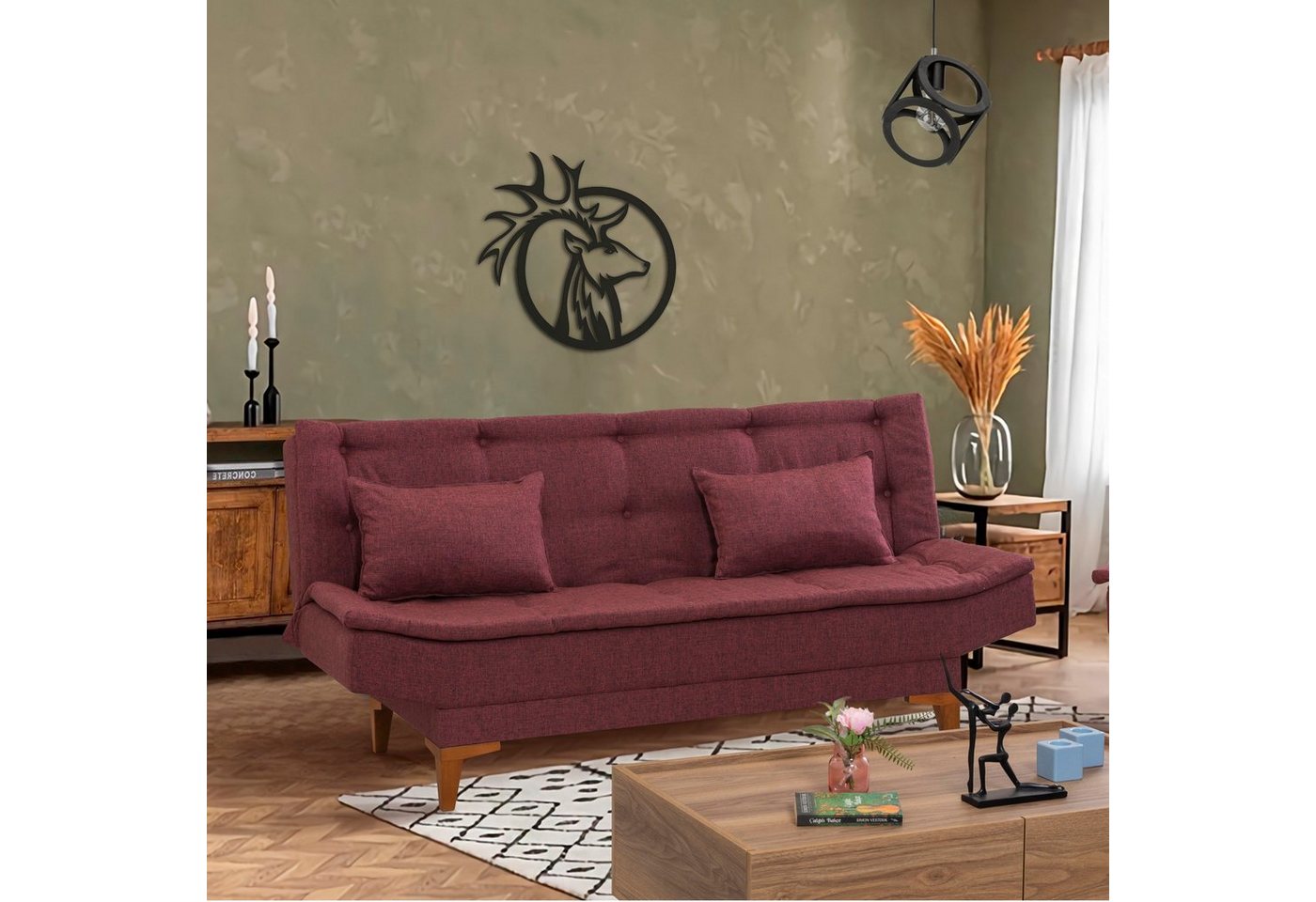 Skye Decor Sofa UNQ1646-3-Sitz-Sofa-Bett von Skye Decor