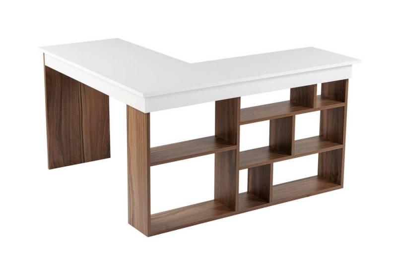 Skye Decor Schreibtisch (Einzelartikel), mit Stauraum integrierte Ablagefächer modernes Design von Skye Decor